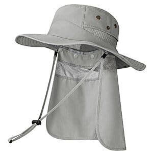 KEXMO Fishing Sun Hat w/ Neck Flap (Various) $12