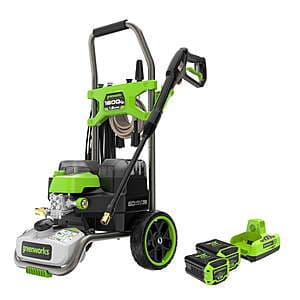 Greenworks 60V Hybrid 1800 PSI Pressure Washer w/ 2x 4Ah Batteries & Charger $271.35 + Free S&H