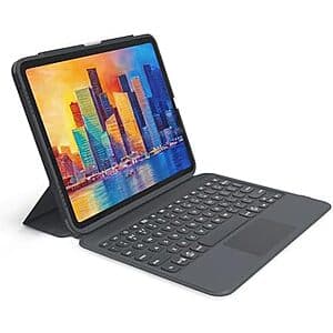 ZAGG Pro Keys Wireless Keyboard w/ Trackpad & Case for iPad 10.2" (Gen 9/8/7) $45 + Free Shipping