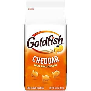 Select Amazon Accounts: 6.6oz. Goldfish Baked Snack Crackers (Cheddar) 2 for $3.35 w/ Subscribe & Save
