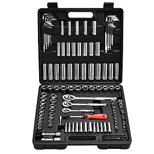 149-Pc VEVOR 3/8", 1/4" & 1/2" Drive Socket & Ratchet Set (SAE & Metric) $54.85 + Free S&H