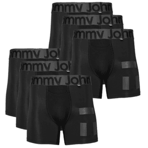 6-Pack Tommy John Men’s Boxer Briefs & Trunks (Black) $25 + Free Shipping