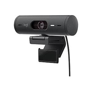 Logitech Brio 500 1080p Webcam w/ Privacy Cover (Graphite or Off White) $49 + Free Shipping