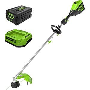 Greenworks 60V 16" Brushless Cordless String Trimmer w/ 4.0Ah Battery $120 + Free S&H