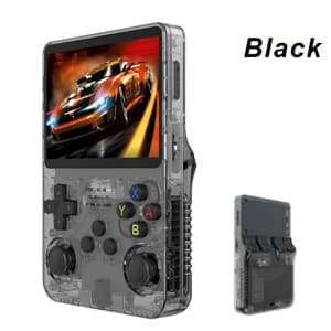 R36S Retro Game Emulation Handheld (Black) w/ 64GB MicroSD Card $20.35 + Free Shipping
