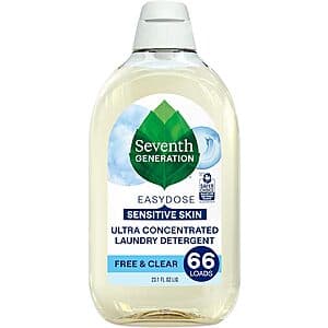 Seventh Generation Sale: 23-Oz Ultra Concentrated Laundry Detergent (Free & Clear) $7.70 & More