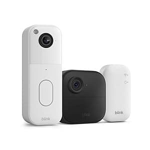 Blink Video Doorbell + Outdoor 4 Wireless Smart Security Camera w/ Sync Module $44 + Free S&H