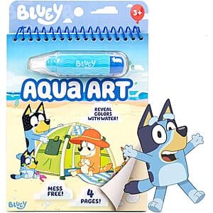 Bluey Aqua Art Reusable Activity Pages w/ Water Pen $3