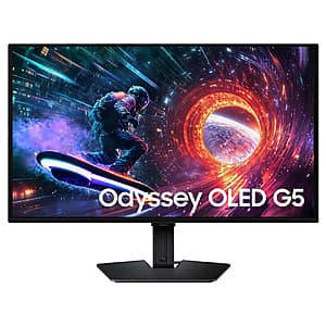 Samsung EPP: 27” Odyssey G5 G50SF QD-OLED 1440p QHD 180Hz Gaming Monitor $315 + Free Shipping