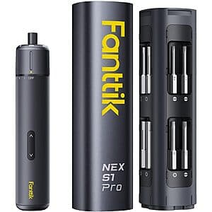 Fanttik S1 Pro Cordless Electric Screwdriver w/ 16 Bits & Case $35 + Free S&H