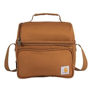 Carhartt Insulated Dual Compartment Soft Shell Worksite Lunch Box/ Cooler (Brown) $26.60
