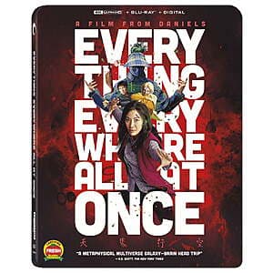 Everything Everywhere All at Once (4K Ultra HD + Blu-ray + Digital) $12.30