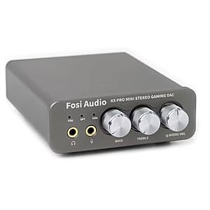 Fosi Audio K5 Pro Mini Gaming DAC Headphone Amplifier $46.65 + Free Shipping