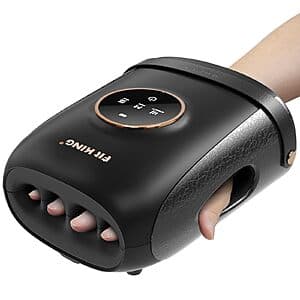 FIT KING Air Compression Hand Massager w/ Heat, LCD & 3 Massage Modes $35 + Free S&H
