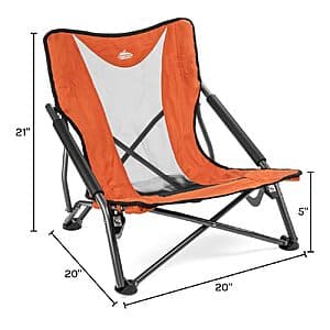 Cascade Mountain Tech Folding Camp Chair w/ Carry Bag (Orange) $35.70 + Free S/H