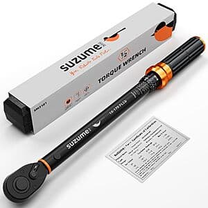 SUZUME 1/2" Drive Torque Wrench (10-170 Ft. Lb / 14-231 N.m) $19.45