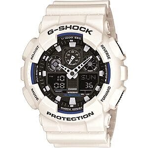 $60: Casio G-Shock GA-100 XL Series Men's Quartz Shock Resistant Watch at Amazon