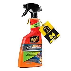 24-Oz Meguiar's Hybrid Ceramic Waterless Wash and Wax $13