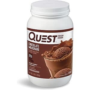 3 lb Quest Nutrition Protein Powder (Chocolate Milkshake) $31 w/ Subscribe & Save