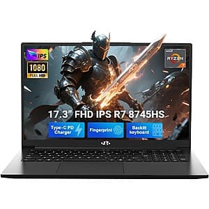 NIMO N177 Laptop: 17.3" FHD IPS, Ryzen 7 8745HS, 16GB RAM, 512GB SSD $498 + Free Shipping