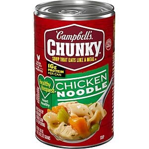 18.6-oz Campbell's Chunky Healthy Request Chicken Noodle Soup $1.20 w/ Subscribe & Save