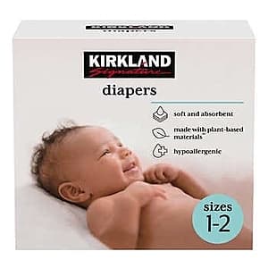 Costco Members: Kirkland Signature Diapers: Sizes 3-6 $36 or Sizes 1-2 $26 + Free Shipping