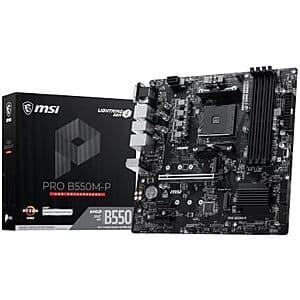 MSI PRO B550M-P AM4 AMD B550 Micro ATX Motherboard $70 + Free S&H