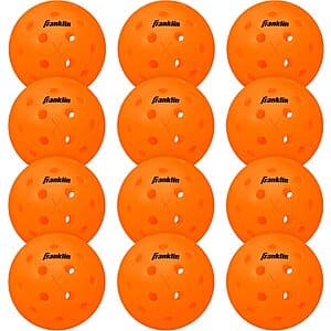 12-Ct Franklin Sports X-40 Outdoor Pickleballs (Lava) $8.40 + Free S&H w/ Amazon Prime