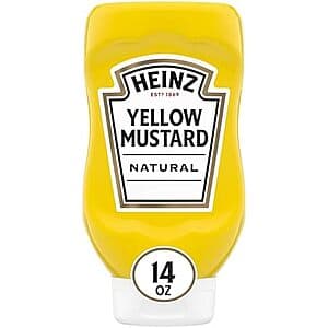 14-Ounce Heinz Yellow Mustard $1.50 w/ Subscribe & Save