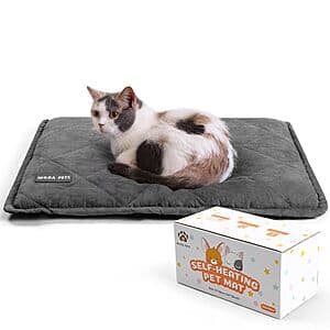 Mora Pets Self-Warming Cat & Dog Bed w/ Removable Washable Cover (Various Sizes) from $17.40