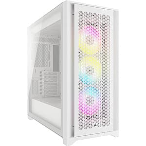 Corsair iCUE 5000D RGB AIRFLOW Mid-Tower Case w/ 3 Fans (White) $80 + Free Shipping
