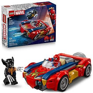 134-Pc LEGO Marvel Spider-Man Car vs. Venomized Wolverine $16