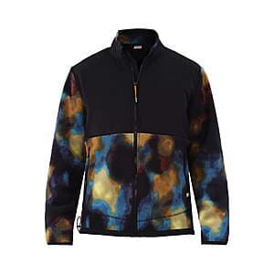 Ozark Trail Men's Mixed Media Fleece Jacket (Nebula/Black) $7.50 + Free S/H on $35+
