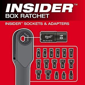 Milwaukee M12 Fuel Insider 12V Li-Ion 1/4"-3/8" Cordless Box Ratchet w/ Battery $249 + Free Shipping