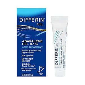 Select Accts: 0.5oz Differin Acne Treatment Face Gel w/ 0.1% Adapalene (30-Day Supply) $6.85 w/ Subscribe & Save