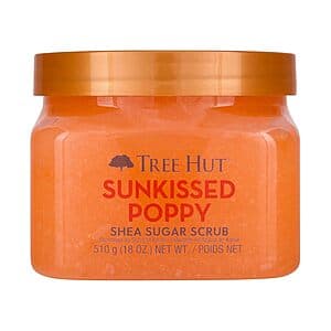 18-Oz Tree Hut Shea Sugar Scrub (Sunkissed Poppy) $4.75 w/ S&S