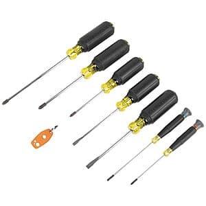 8-Pc Klein Tools All-Purpose Screwdriver Set $33 + Free S&H