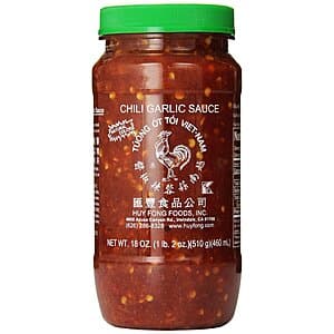 18-oz Huy Fong Chili Garlic Sauce $4.05