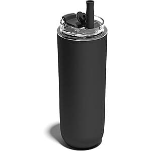 16-Oz Uirzotn Stainless Steel Tumbler w/ Lid & Straw (5 Colors) $6.85