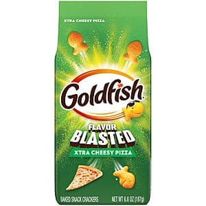 6.6-oz Goldfish Flavor Blasted Xtra Cheesy Pizza Cheese Crackers $1.75 w/ S&S