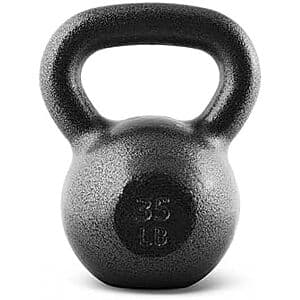 35-lbs CAP Barbell Cast Iron Kettlebell $33