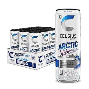 12-Pk 12-Oz Celsius 200mg Caffeine Energy Drink (Various Flavors) $14.25 w/ S&S