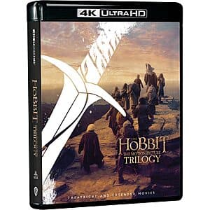 The Hobbit: Motion Picture Trilogy Extended & Theatrical (4K Ultra HD Blu-ray) $34