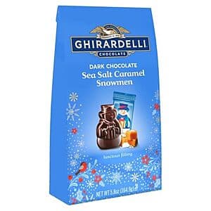 5.8-Oz Ghirardelli Dark Chocolate Sea Salt Caramel Snowmen $5