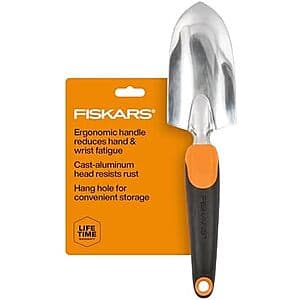 Fiskars Ergo Garden Hand Trowel or Cultivator $6.30