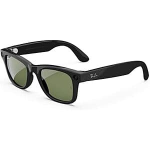Ray-Ban Meta Smart Glasses (Wayfarer) + $90 Amazon Digital Credit from $239 + Free Shipping
