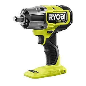 Factory Blemished: RYOBI ONE+ HP 18V Brushless 1/2" Impact Wrench (Tool Only) $100 + Free S&H