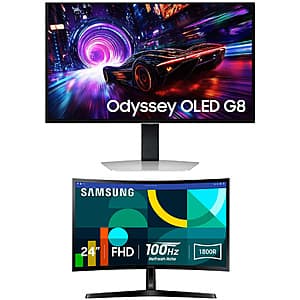 Samsung EDU/EPP: 32" Odyssey OLED G81SF 4K 240Hz Monitor + 24" 1080p Curved Monitor $700 + Free Shipping