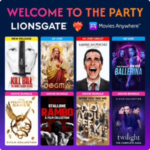 Welcome to the Party Lionsgate (4K/HD Digital Films): Den of Thieves, Knives Out $5 or Less & Many More