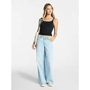 5-Pk No Boundaries Women's Ribbed Cami Top (Black & White) $9